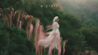 Animation with lyric lines: גאיה שאקי - זיקוקים